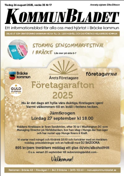 Omslaget, Vecka 35, 2025