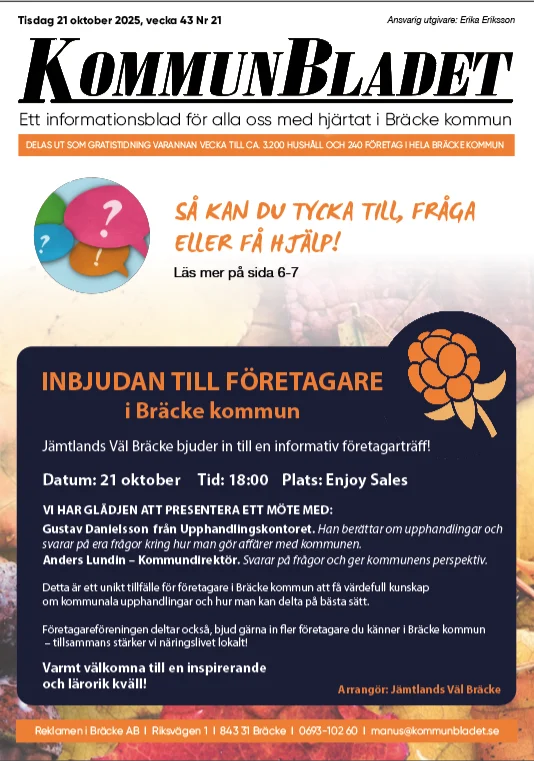 Omslaget, Vecka 43, 2025