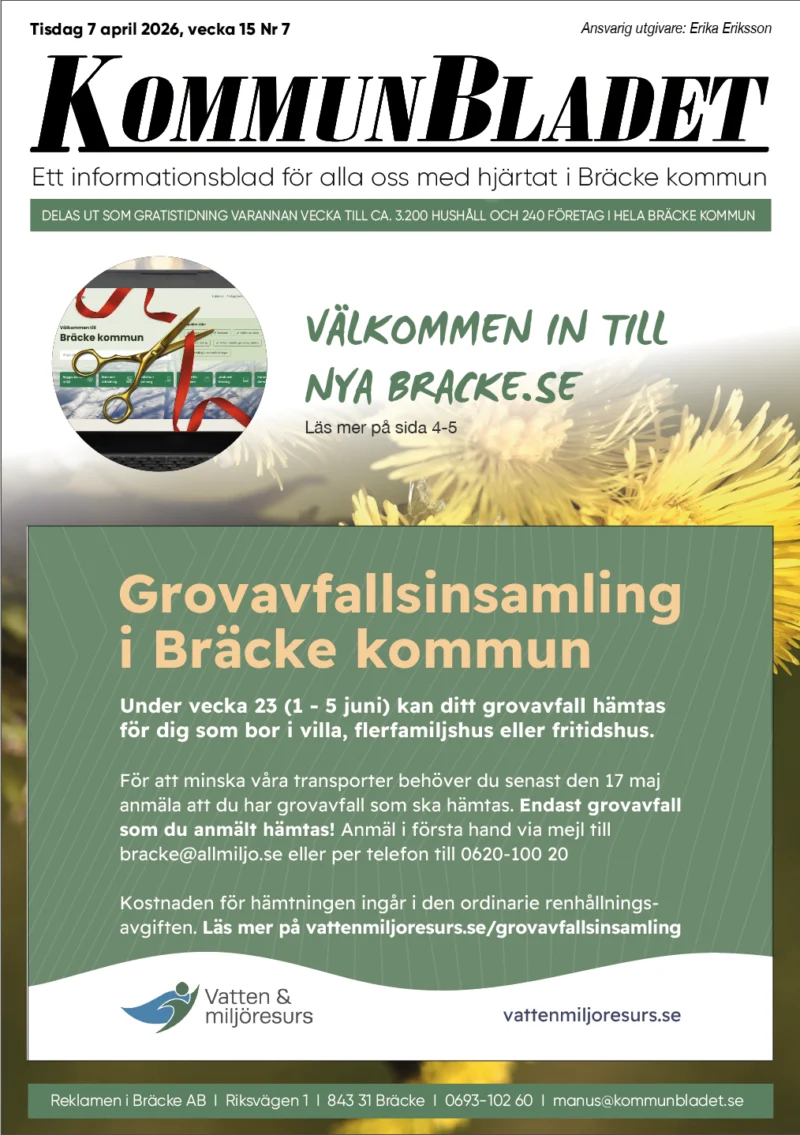 Omslaget, Vecka 15, 2026