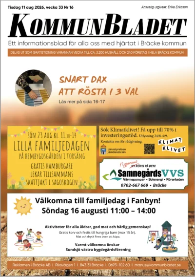 Omslaget, Vecka 33, 2026