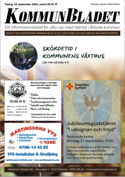 Omslaget, Vecka 39, 2026