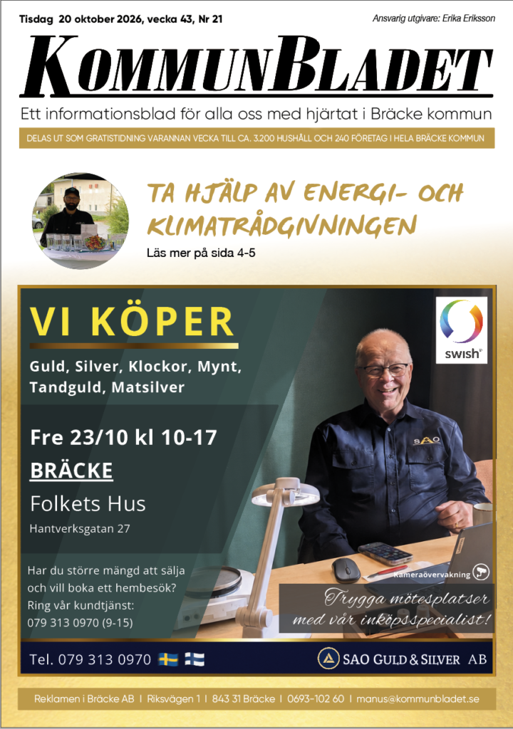 Omslaget, Vecka 43, 2026
