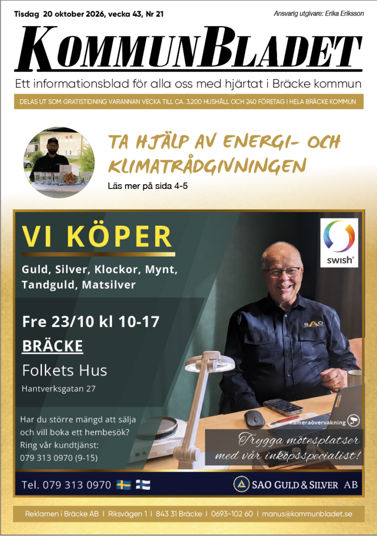Omslaget, Vecka 43, 2026